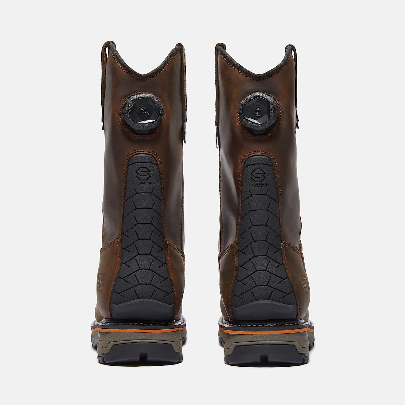 Botte de travail Timberland PRO BOA True Grit CSA sans lacet ni glissire rsistante aux dcharges lectriques et  embout composite et pour hommes TBL Brun ALT5