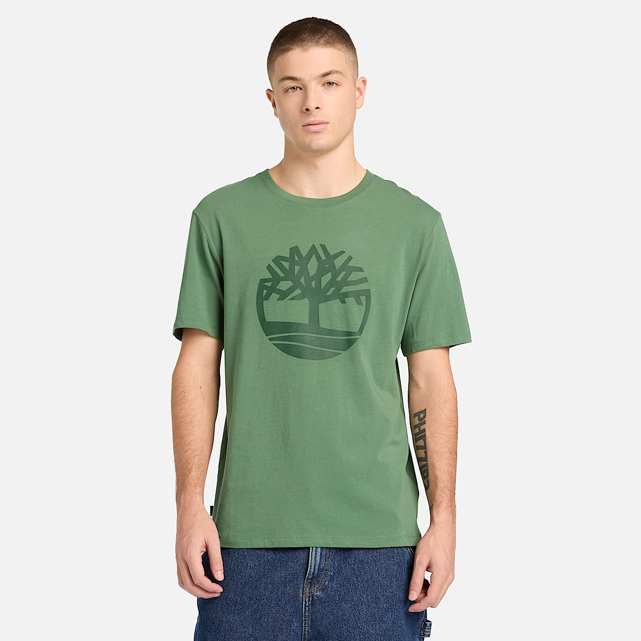 Mens Northwood ShortSleeve TShirt TBL Medium Green ALT1