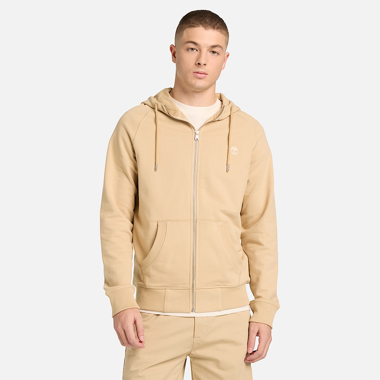 Mens Exeter River FullZip Hoodie TBL Safari ALT1