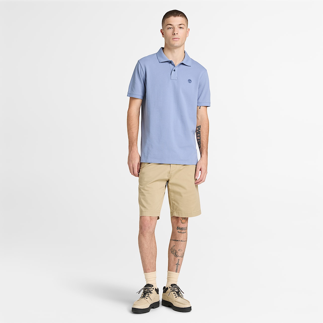 Mens Oyster River ShortSleeve Polo TBL Stone Wash ALT2
