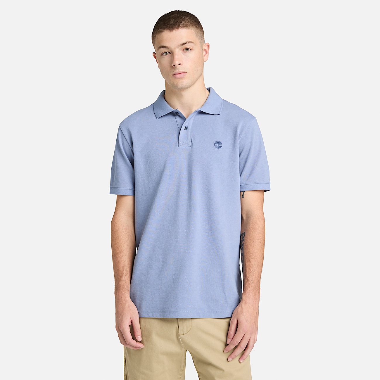 Mens Oyster River ShortSleeve Polo TBL Stone Wash ALT1