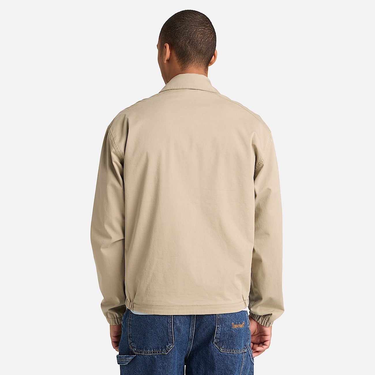 Mens Light Cotton Jacket TBL Greige ALT8