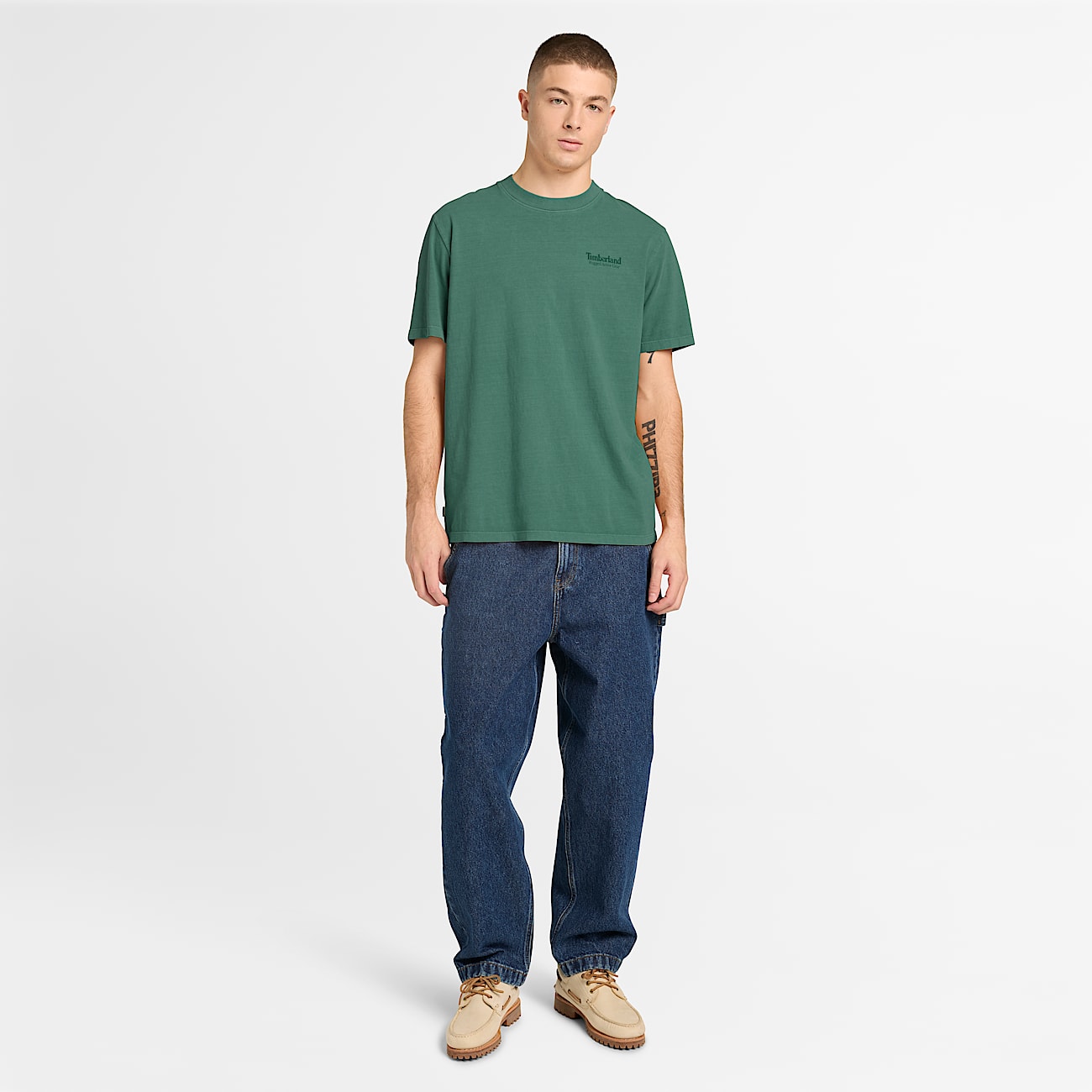 Mens Rugged Active Gear Graphic TShirt TBL Pine Needle ALT2