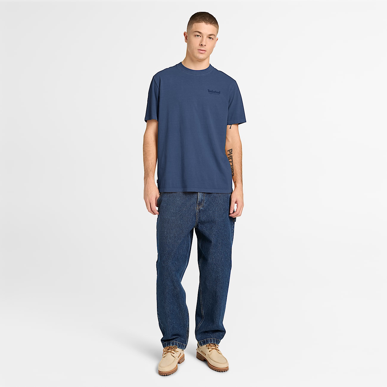 Mens Rugged Active Gear Graphic TShirt TBL Dark Blue ALT2