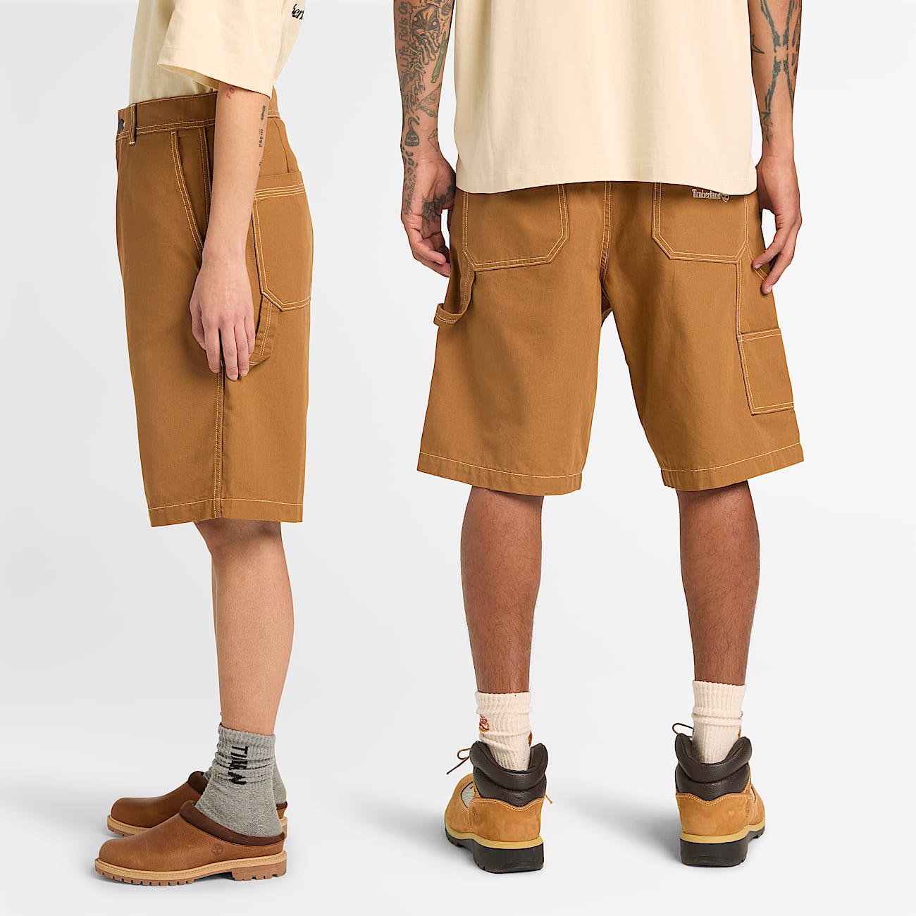 Washed Duck Canvas Carpenter Short - 3