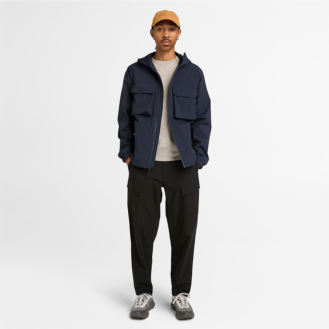 Mens QuickDry Cargo Pants TBL Black ALT2