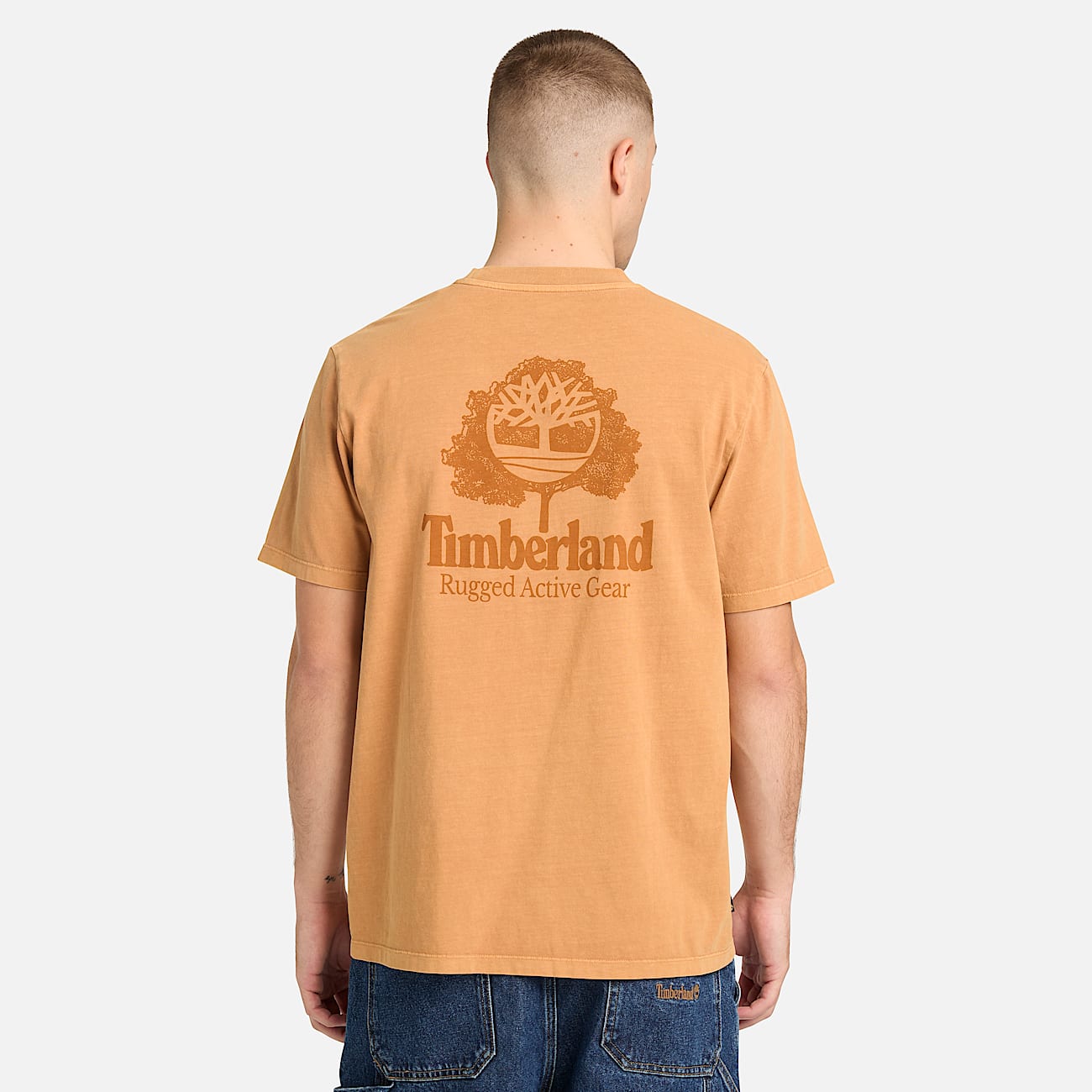 Mens Rugged Active Gear Graphic TShirt TBL Wheat ALT8