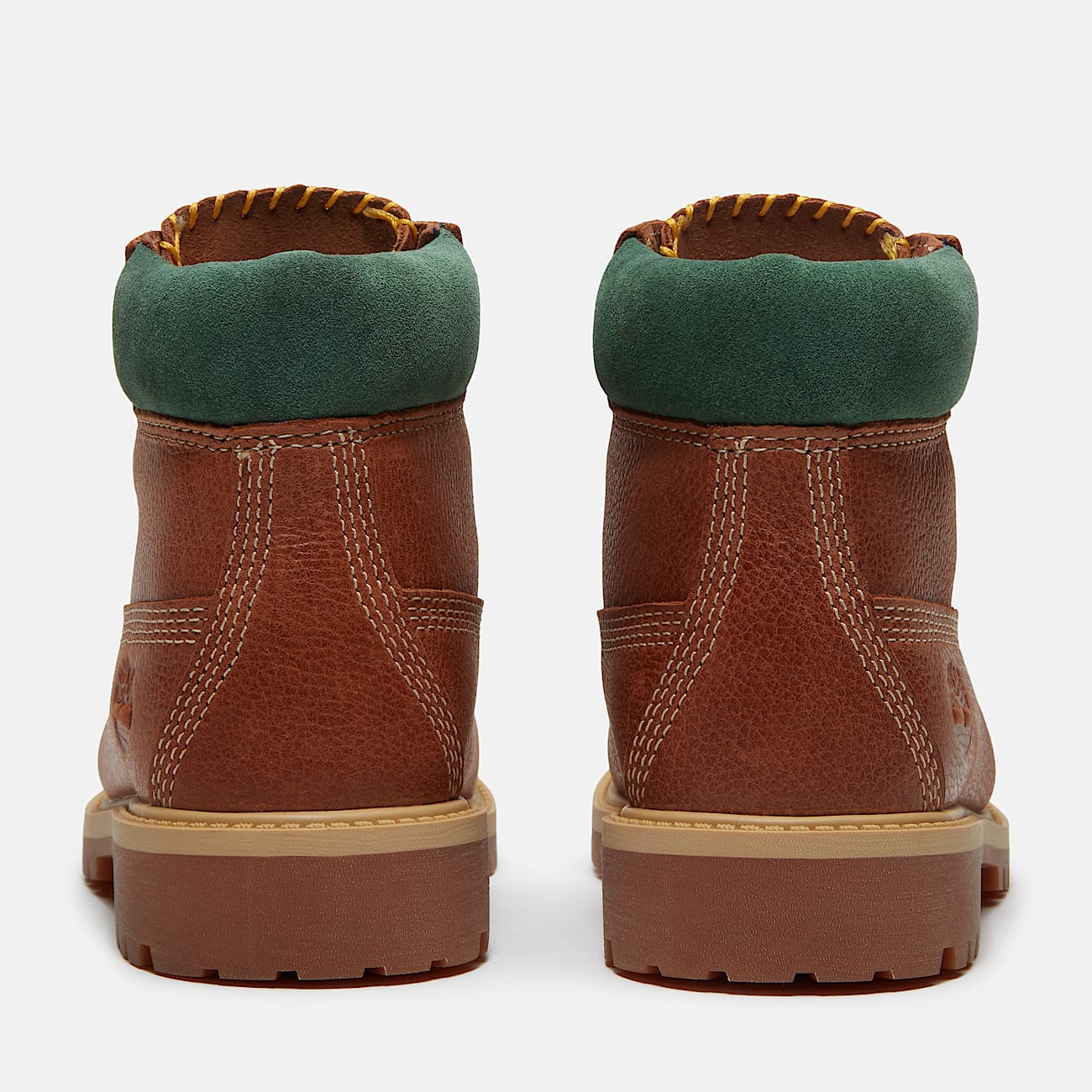 Youth Timberland Premium 6Inch Waterproof Boot TBL Rust FullGrain ALT5