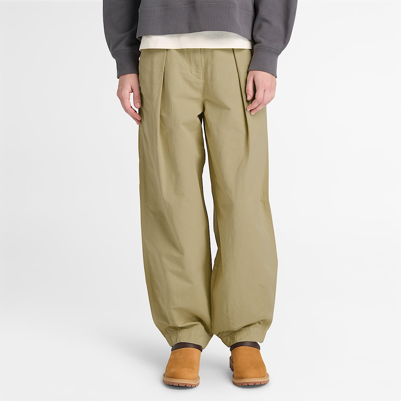 Womens Utility Cotton Linen Pant TBL Cassel Earth ALT1