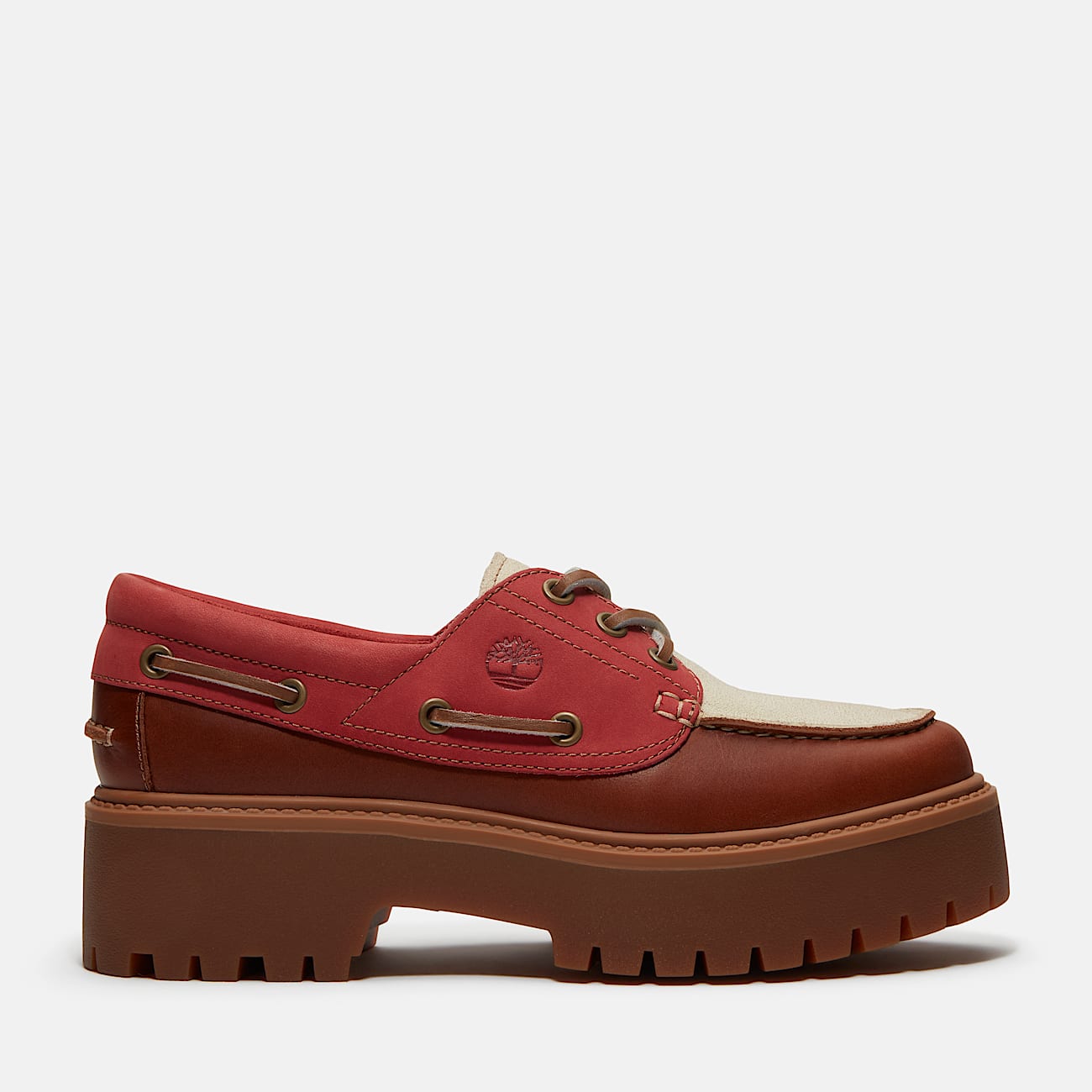 Women's Stone Street Platform Boat Shoe - 1