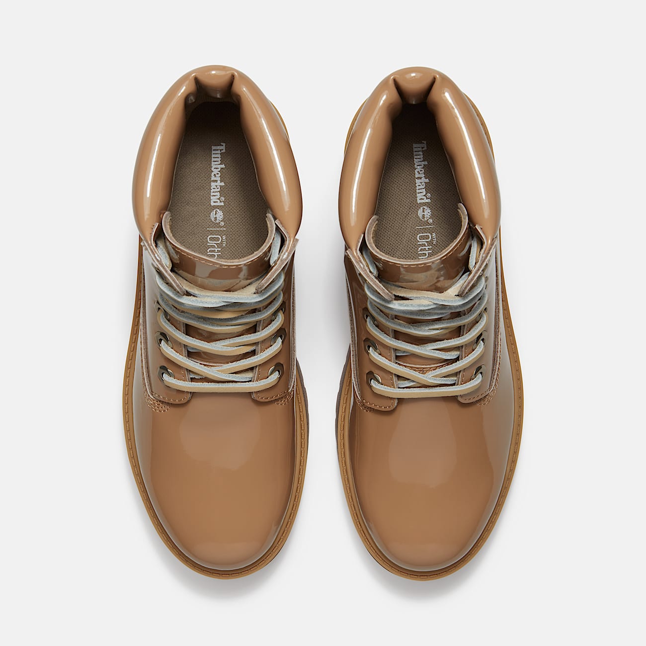 Womens Stone Street 6Inch Waterproof Platform Boot TBL Beige Patent Leather ALT2