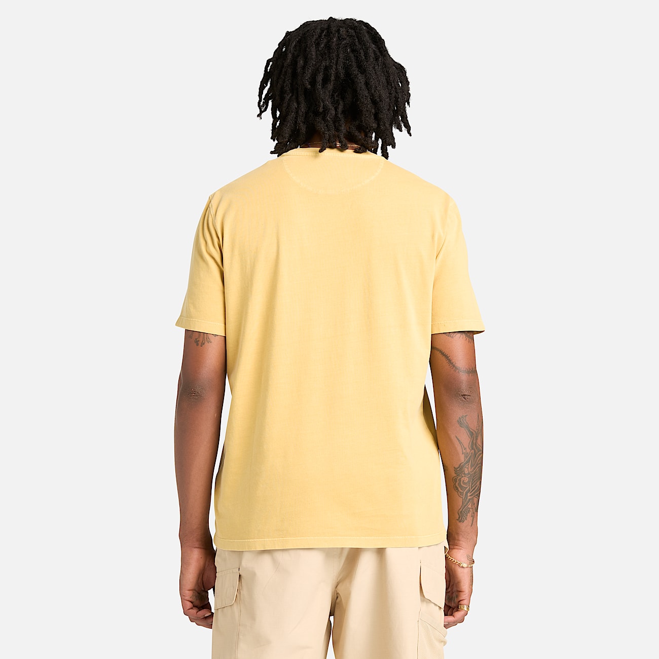 Mens Dunstan River Garment Dyed ShortSleeve TShirt TBL Olive ALT8