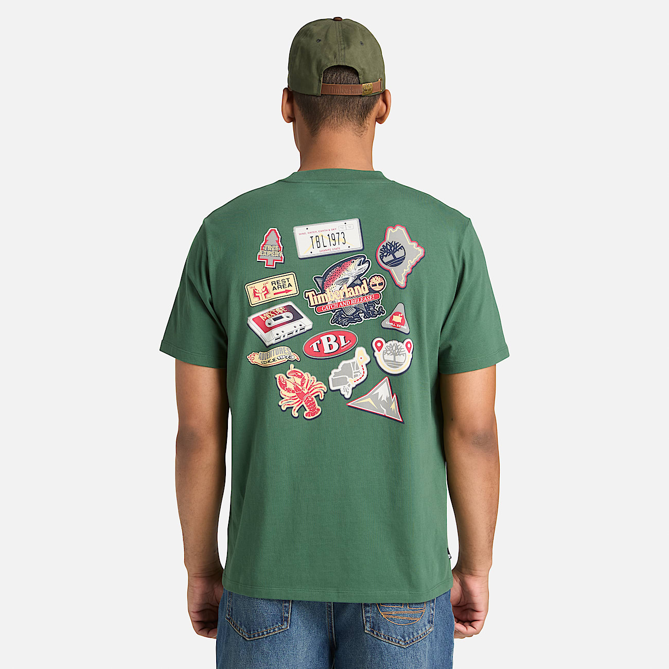 Mens Magnet Graphic TShirt TBL Pine Needle ALT8