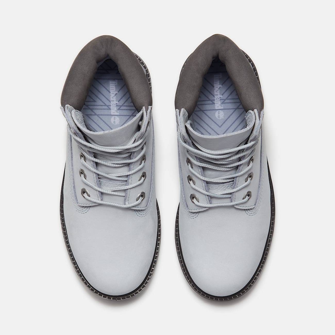 Junior Timberland Alpine Glacier 6Inch Waterproof Boot TBL Glacier Grey Nubuck ALT2