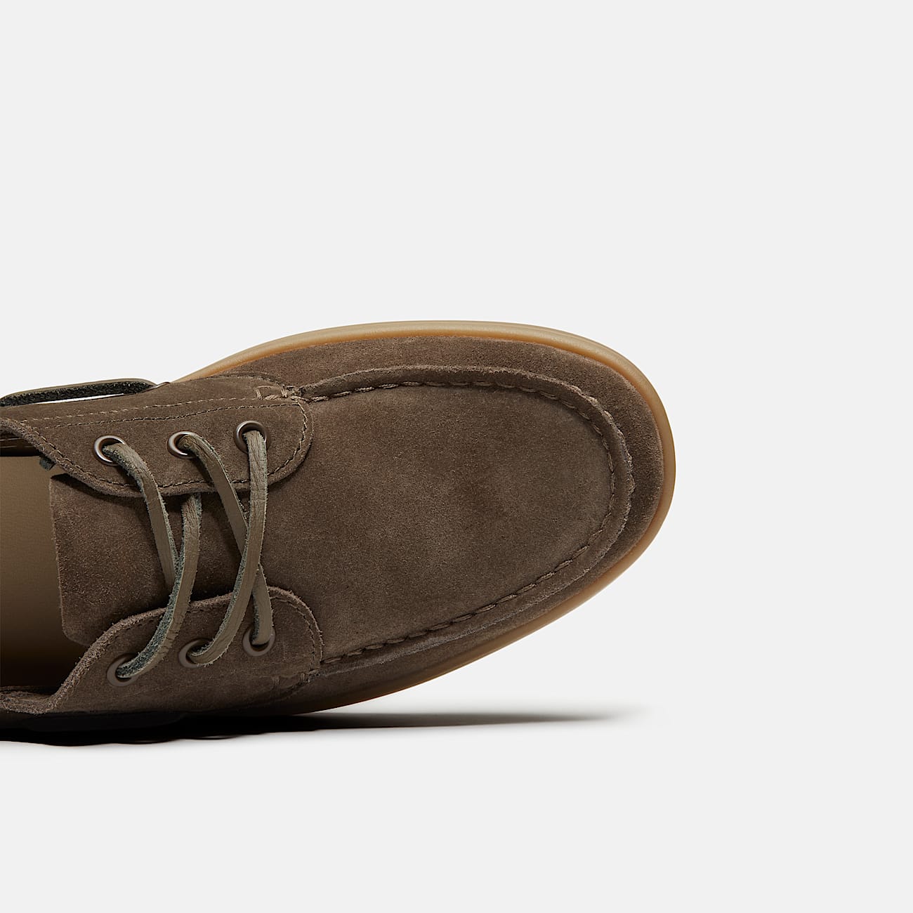 Mens Timberland Portofino Pier Boat Shoe TBL Dark Brown SuedeBeige ALT7