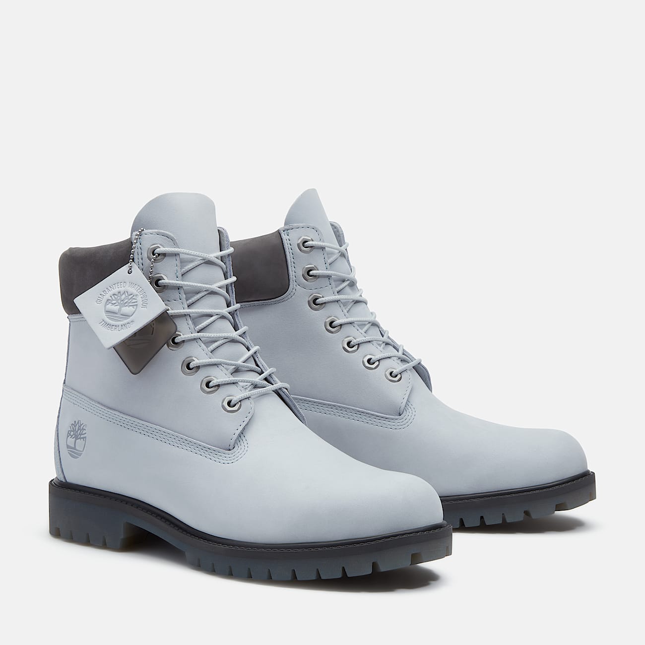 Mens Timberland Alpine Glacier 6Inch Waterproof Boot TBL Glacier Grey Nubuck ALT4