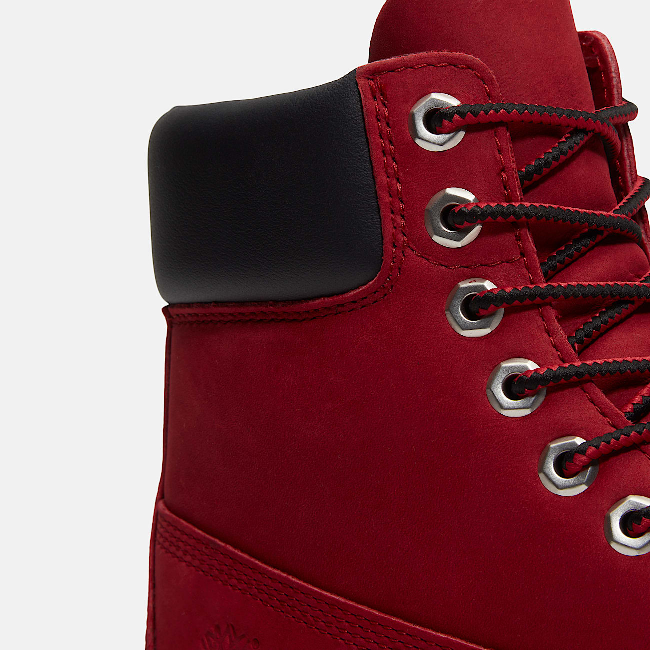 Mens Timberland Premium 6Inch Waterproof Boot TBL Dark Red Nubuck ALT7