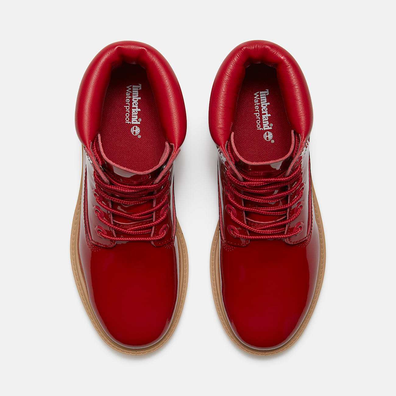 Womens Patent Leather Premium 6Inch Waterproof Boot TBL Red Patent Leather ALT2