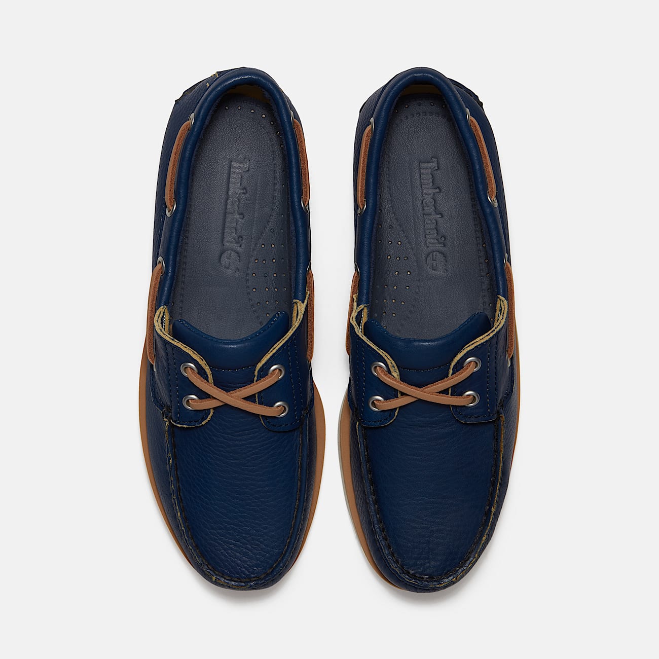 Mens Lake House Classic 2Eye Boat Shoe TBL Dark Blue FullGrain ALT2
