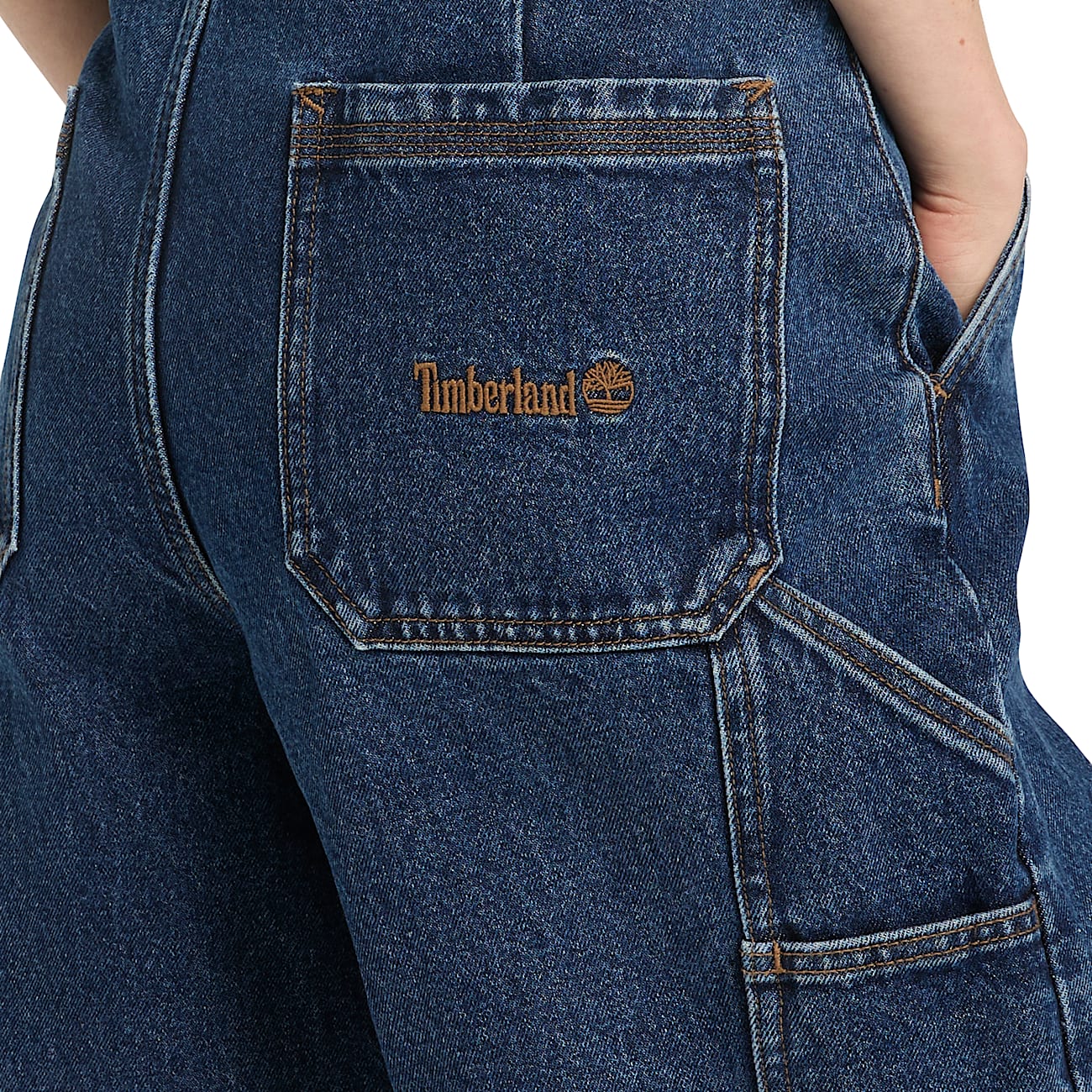 Shorts vaqueros de carpintero TBL 96 Lavado azul ALT4