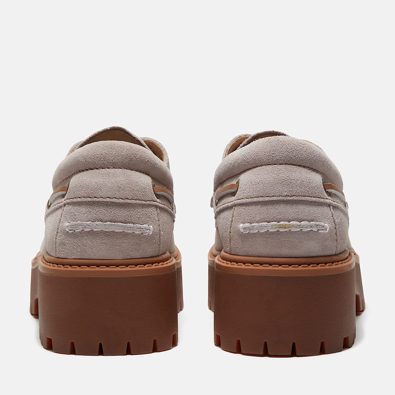 Womens Stone Street Platform Boat Shoe TBL Light Purple Suede ALT5