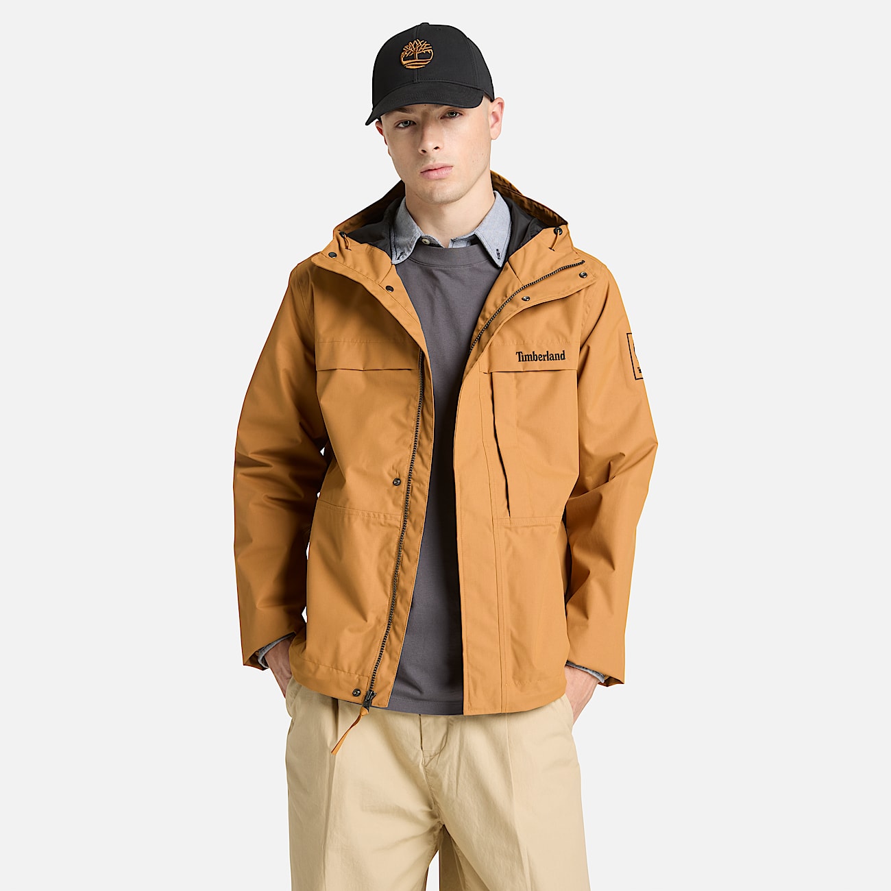 Chamarra para hombre Benton WaterResistant TBL Caf ALT1