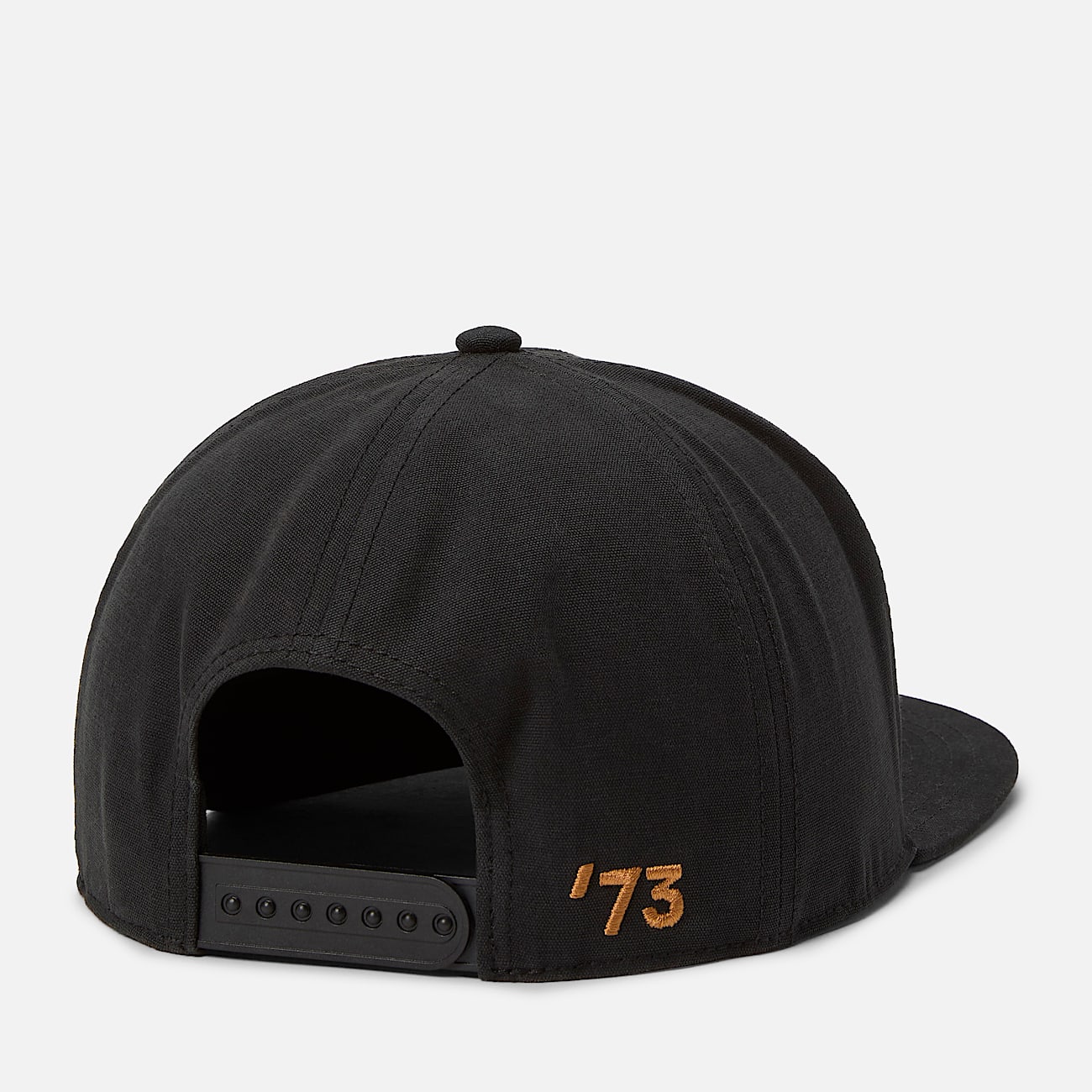Flat Brim Baseball Cap TBL Black ALT1