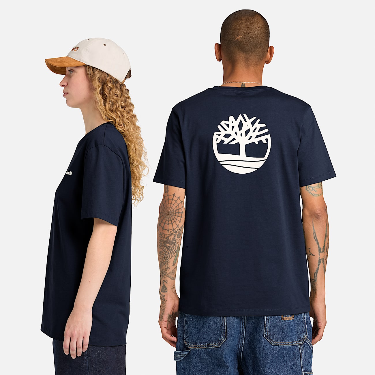 Front and Back Logo TShirt TBL Dark Sapphire ALT2