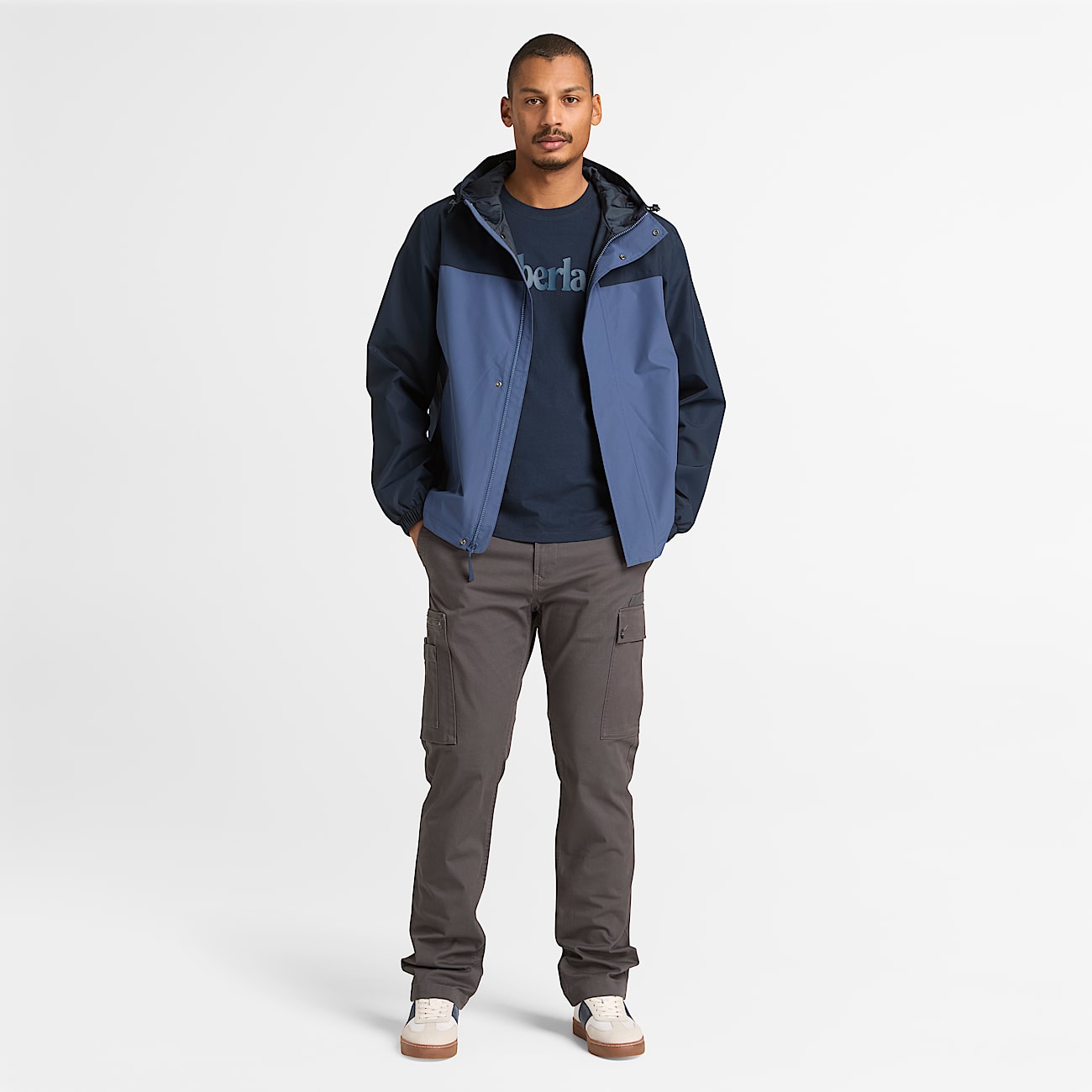 Manteau impermable pour hommes TBL Saphir fonc ALT2