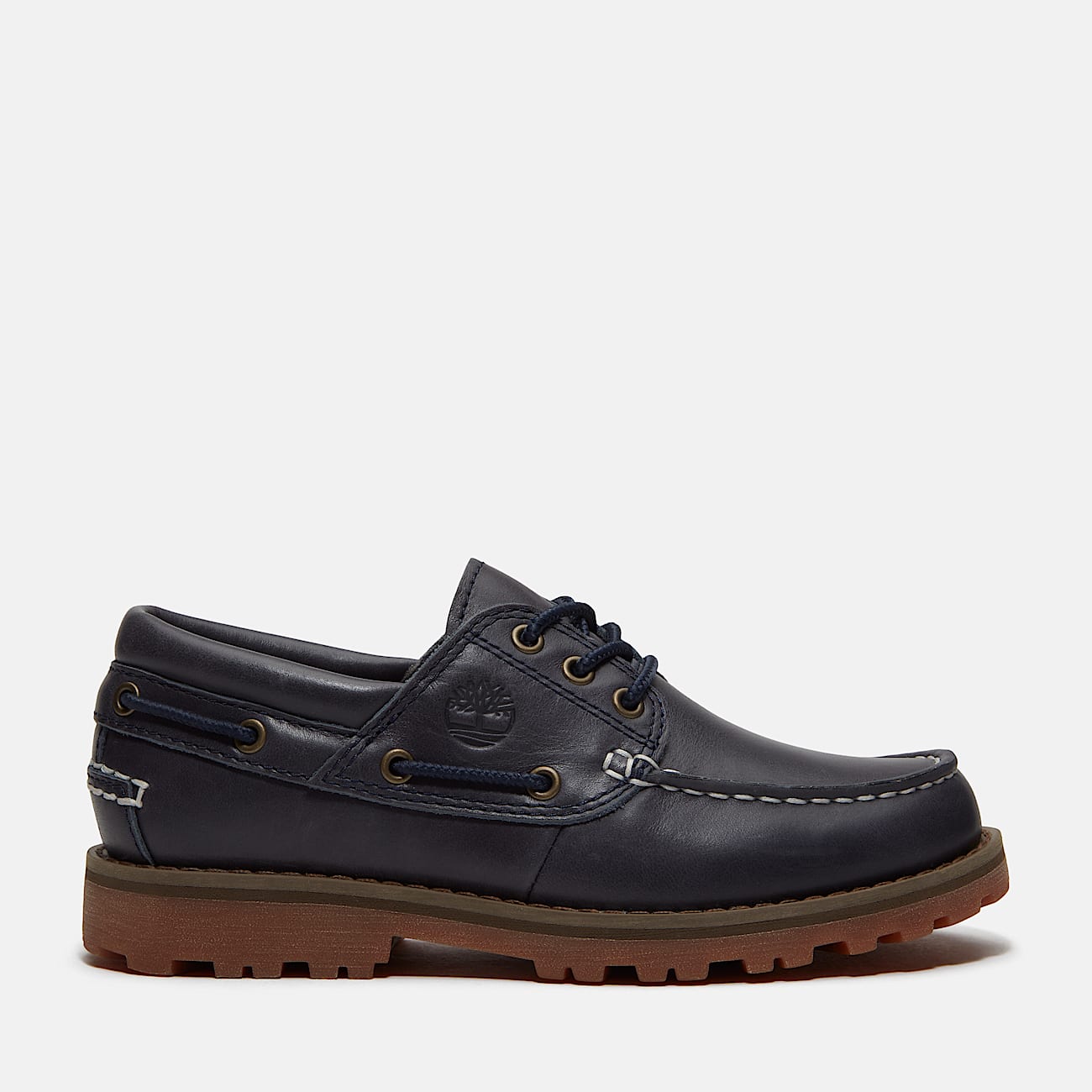 Junior Timberland Authentic Boat Shoe TBL Navy FullGrain HERO