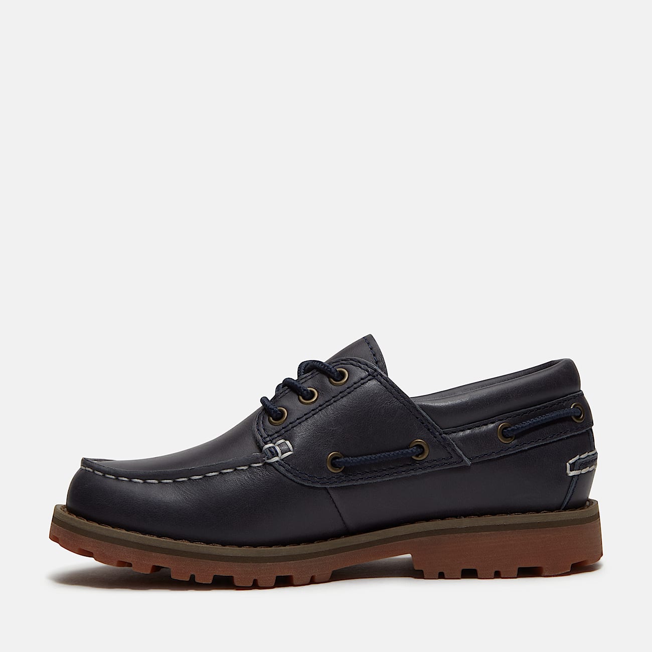 Junior Timberland Authentic Boat Shoe TBL Navy FullGrain ALT6