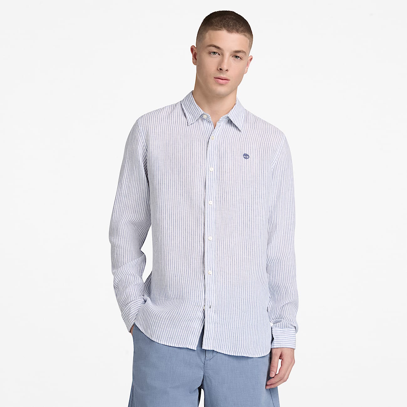 Men's Mill Brook Regular Fit Linen Shirt - 2