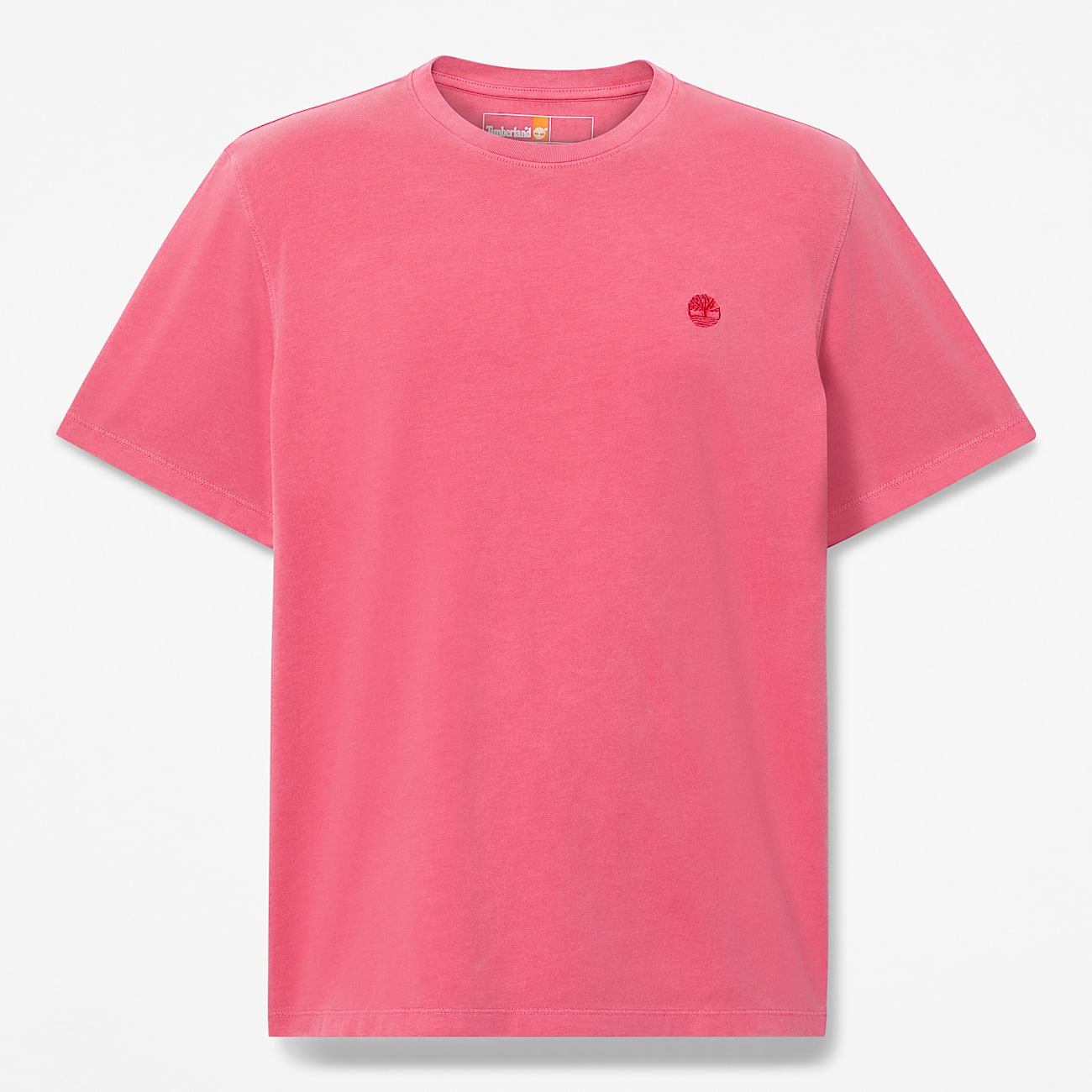 Mens Dunstan River Garment Dyed ShortSleeve TShirt TBL Berry Red HERO