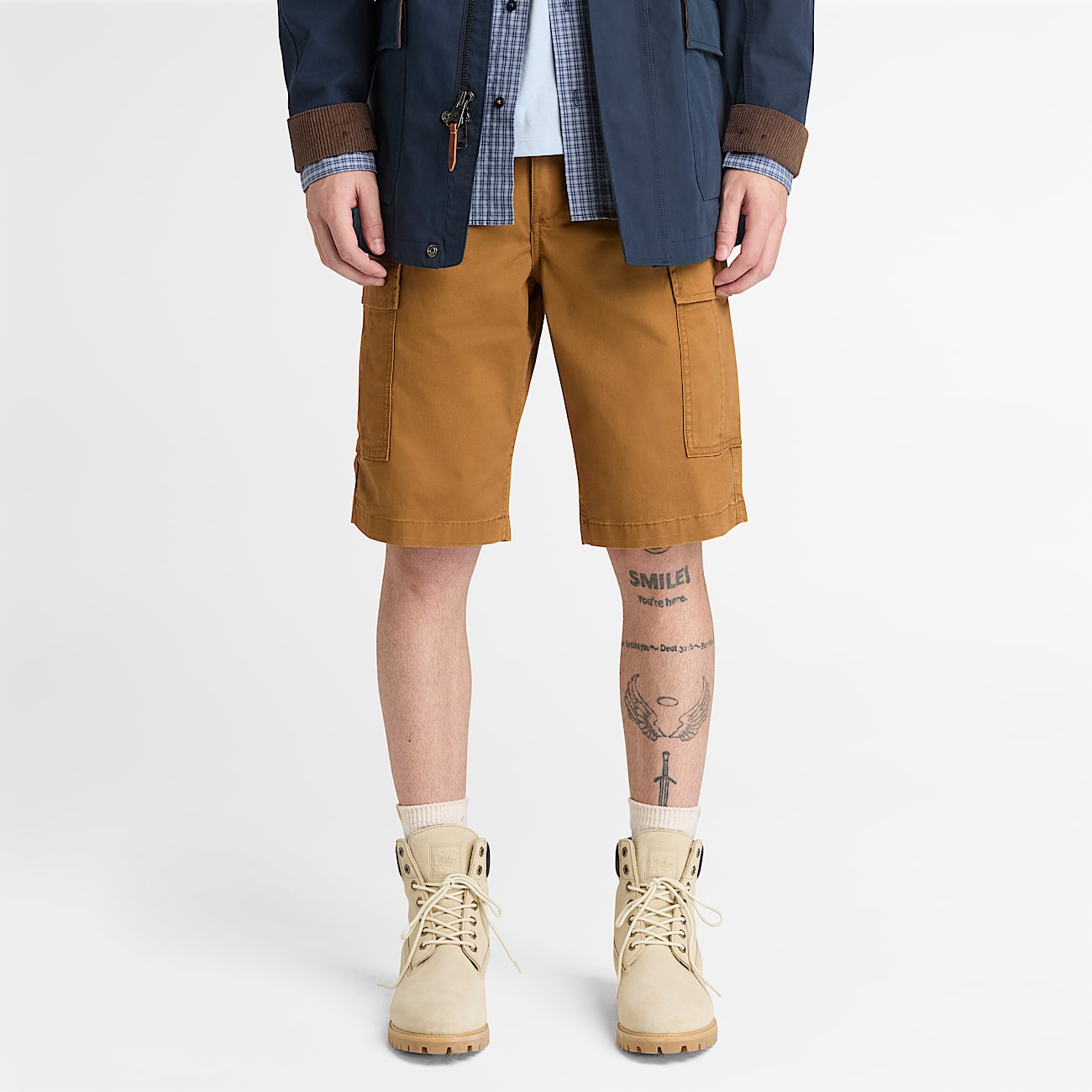 Mens Brookline Twill Cargo Short TBL Dark Wheat ALT1