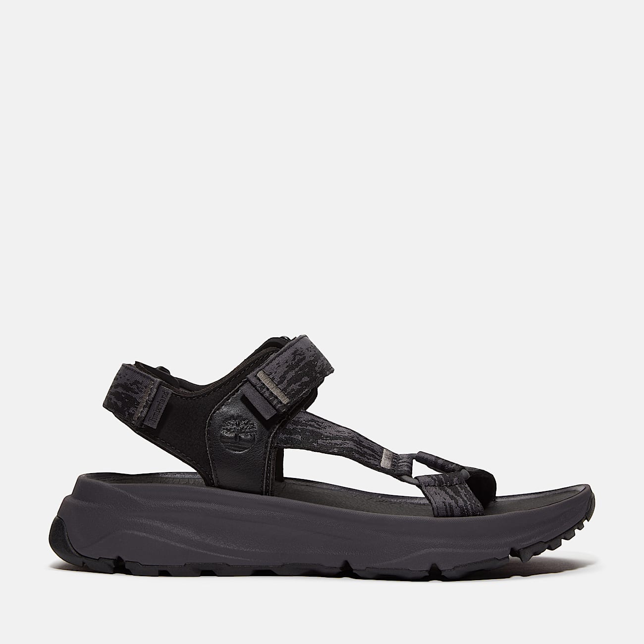 Womens Motion Dune Backstrap Sandal TBL Black Webbing HERO
