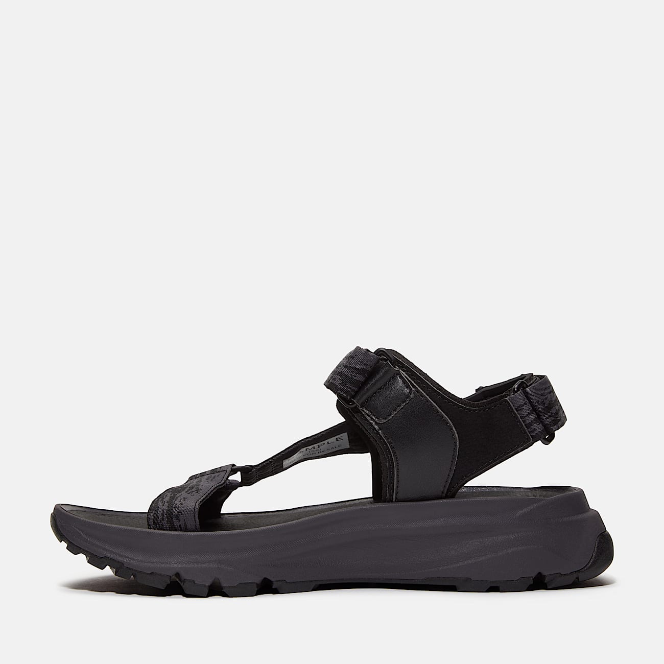 Womens Motion Dune Backstrap Sandal TBL Black Webbing ALT6