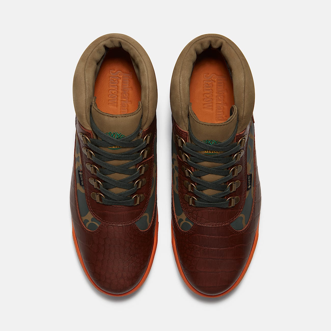 Timberland x Starcow Waterproof Field Boot TBL Brown Croc Embossed FullGrain ALT2