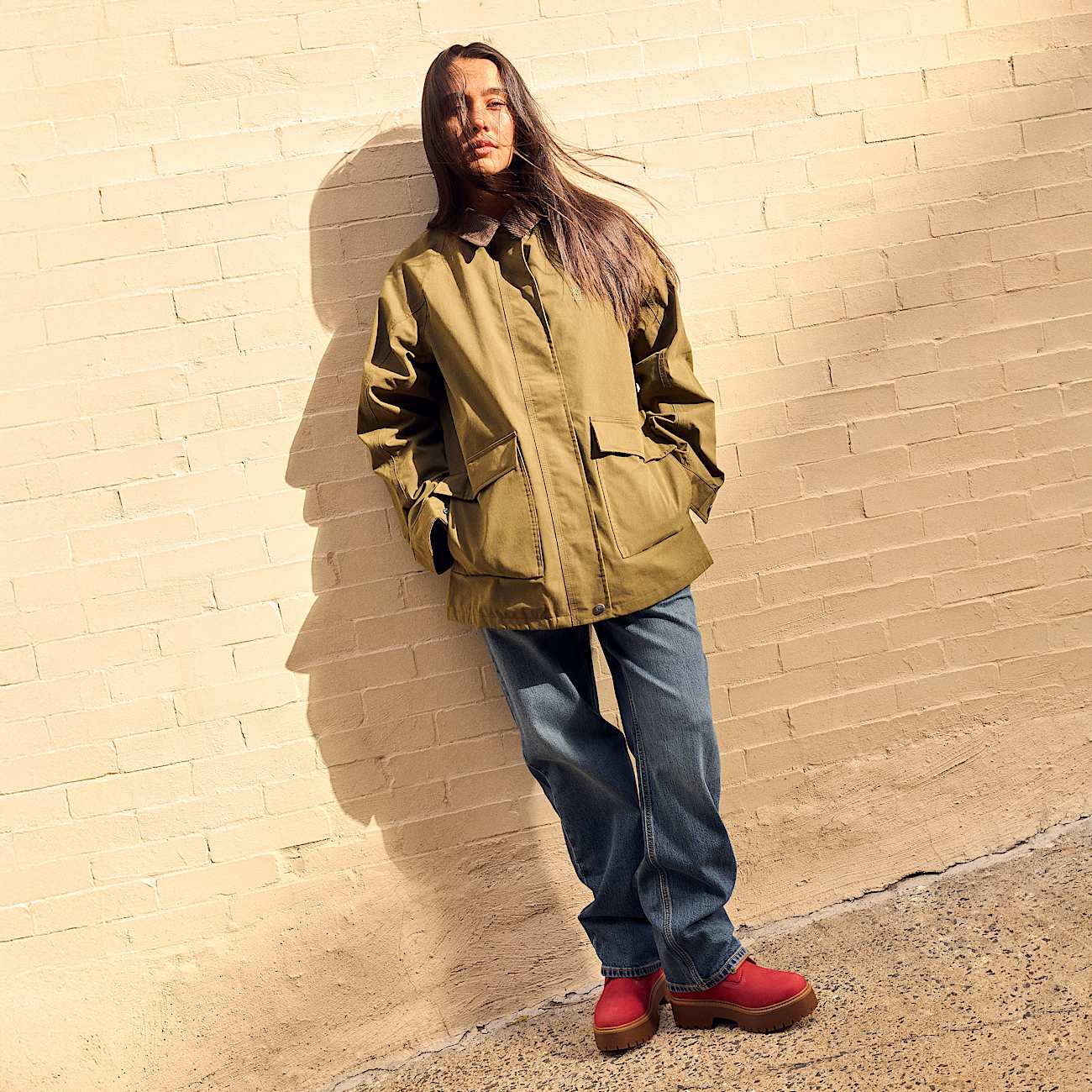 Womens Wenham Waterproof Barn Coat TBL Dark Olive ALTA