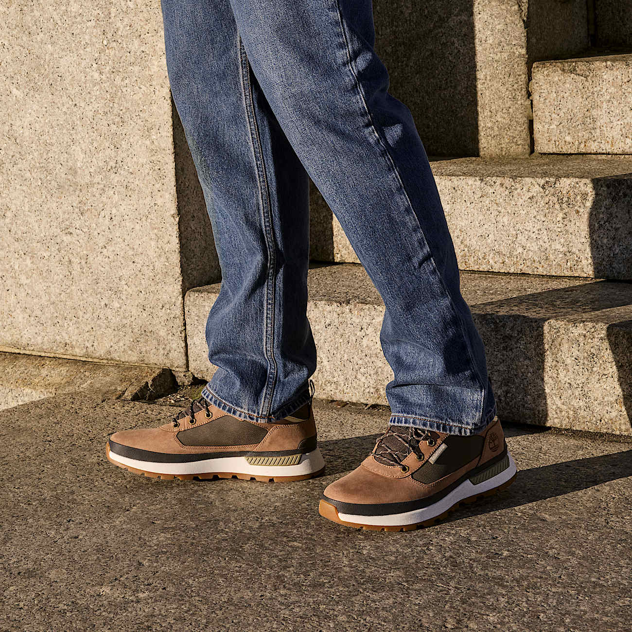 Mens Field Trekker Sneaker TBL Brown NubuckDark Brown ALTA