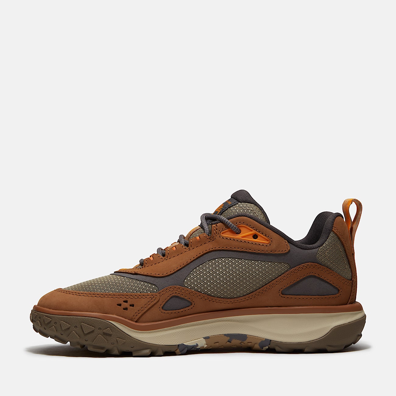 Mens TimberCush Motion 7 Sneaker TBL Light Brown Mesh ALT6