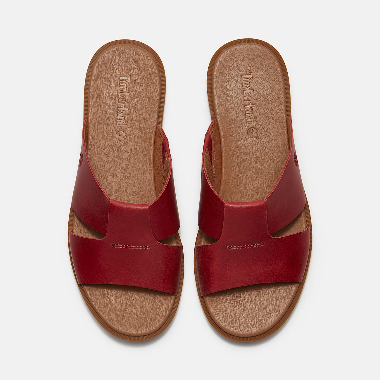 Womens Calista Bay Slide Sandal TBL Red FullGrain ALT2