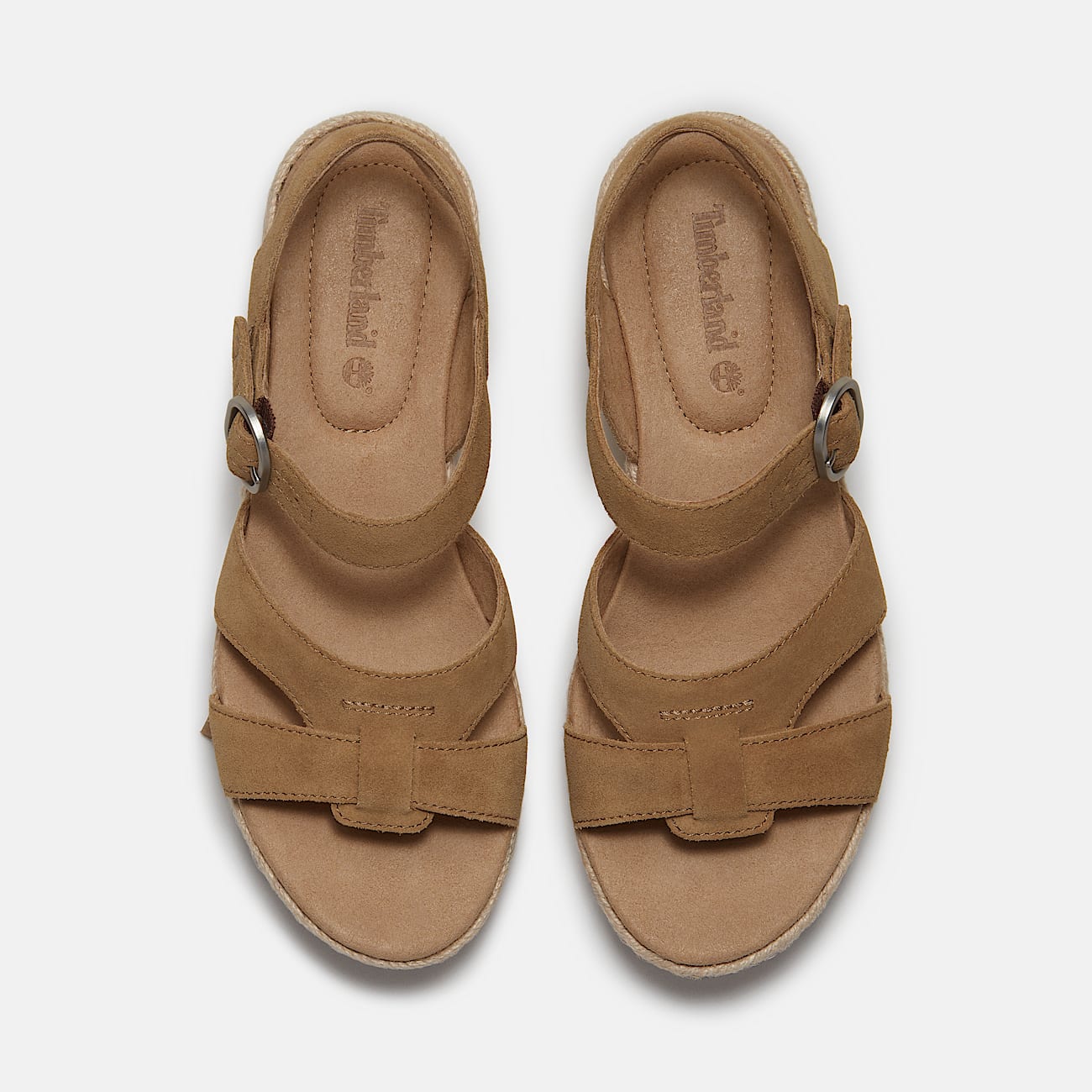 Womens Santorini Sun Backstrap Sandal TBL Beige Suede ALT2