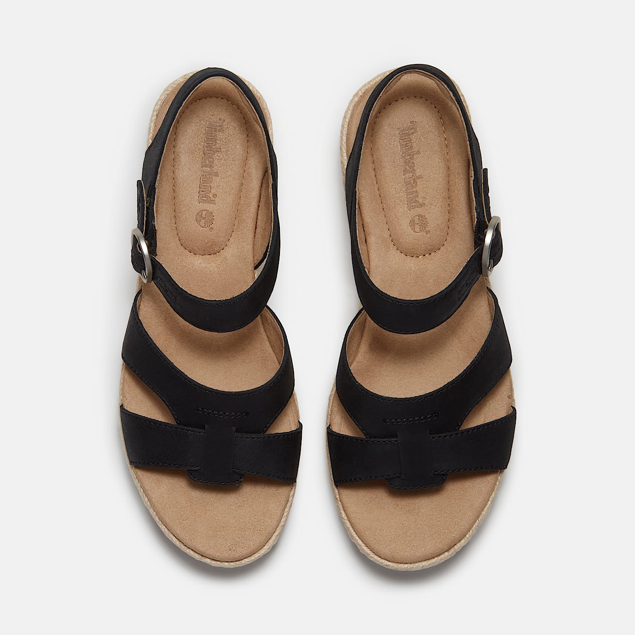 Womens Santorini Sun Backstrap Sandal TBL Black FullGrain ALT2