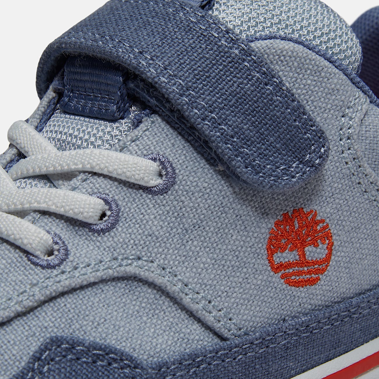 Youth Stone Jump HookandLoop Sneaker TBL Light Blue Canvas ALT7