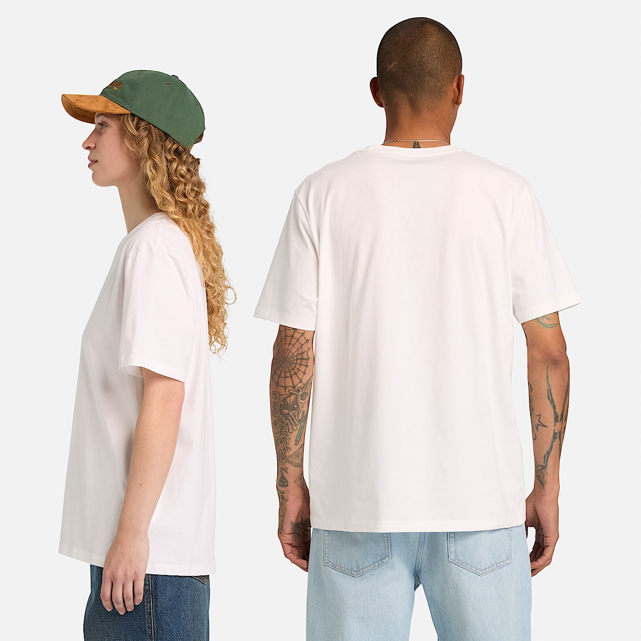 Stack Logo ShortSleeve TShirt TBL White ALT2