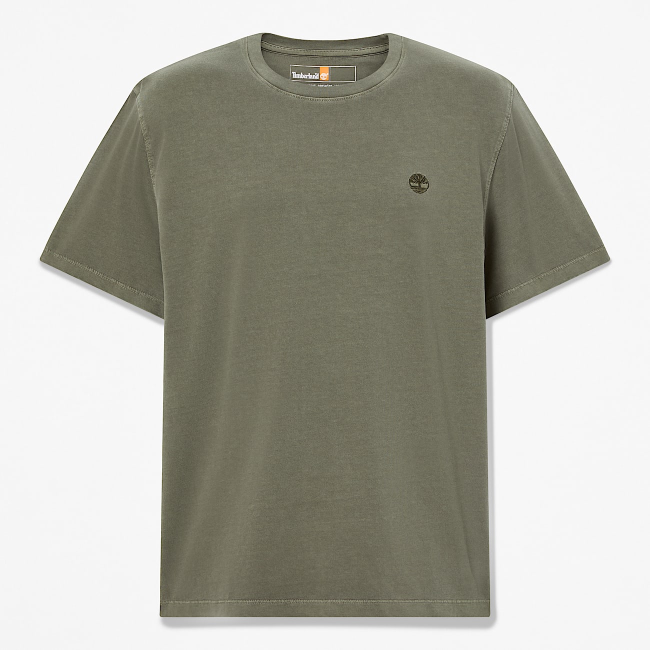 Mens Dunstan River Garment Dyed ShortSleeve TShirt TBL Leaf Green HERO