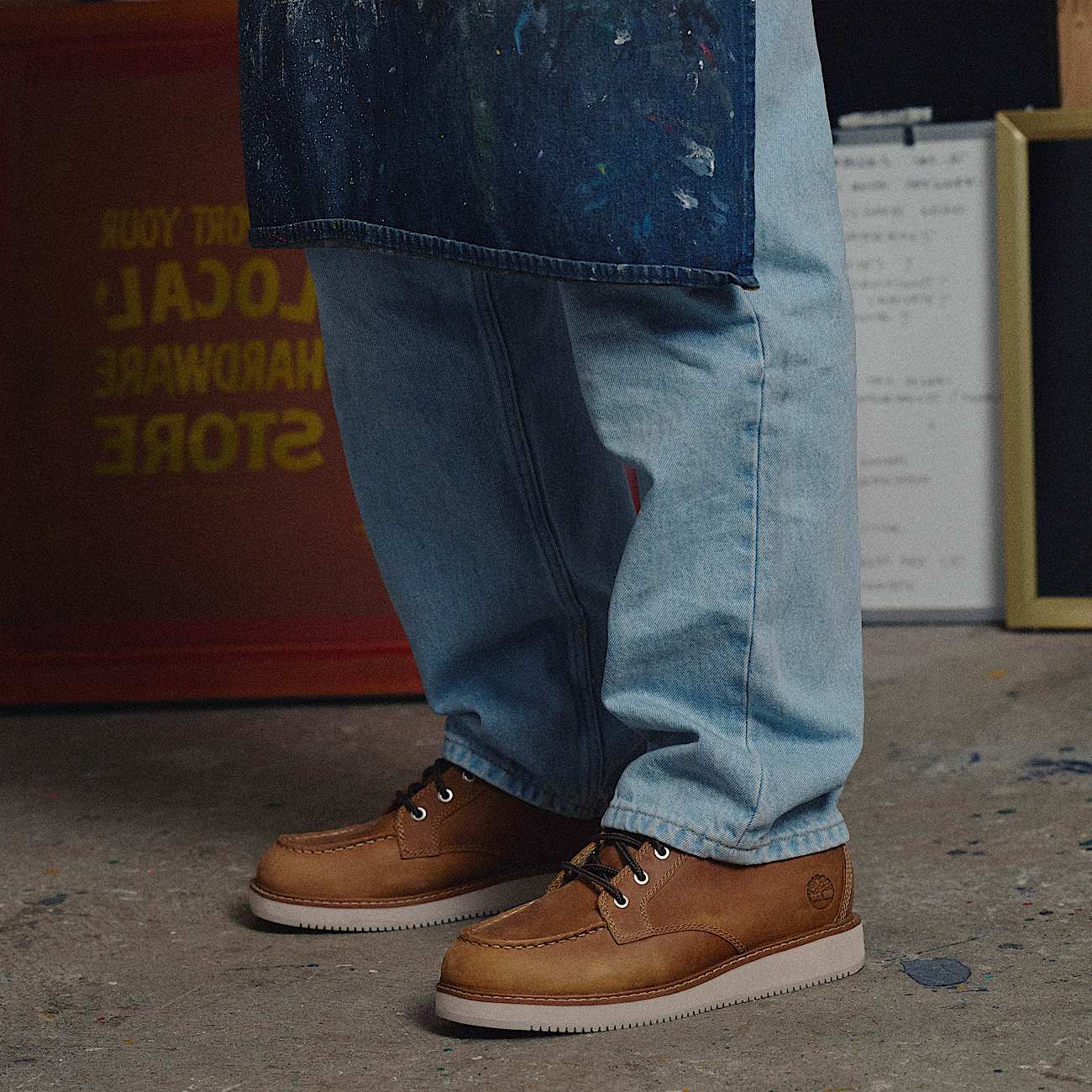 Chukka Timberland Redwood Edge Essential pour hommes TBL Cuir pleine fleur brun ALTC