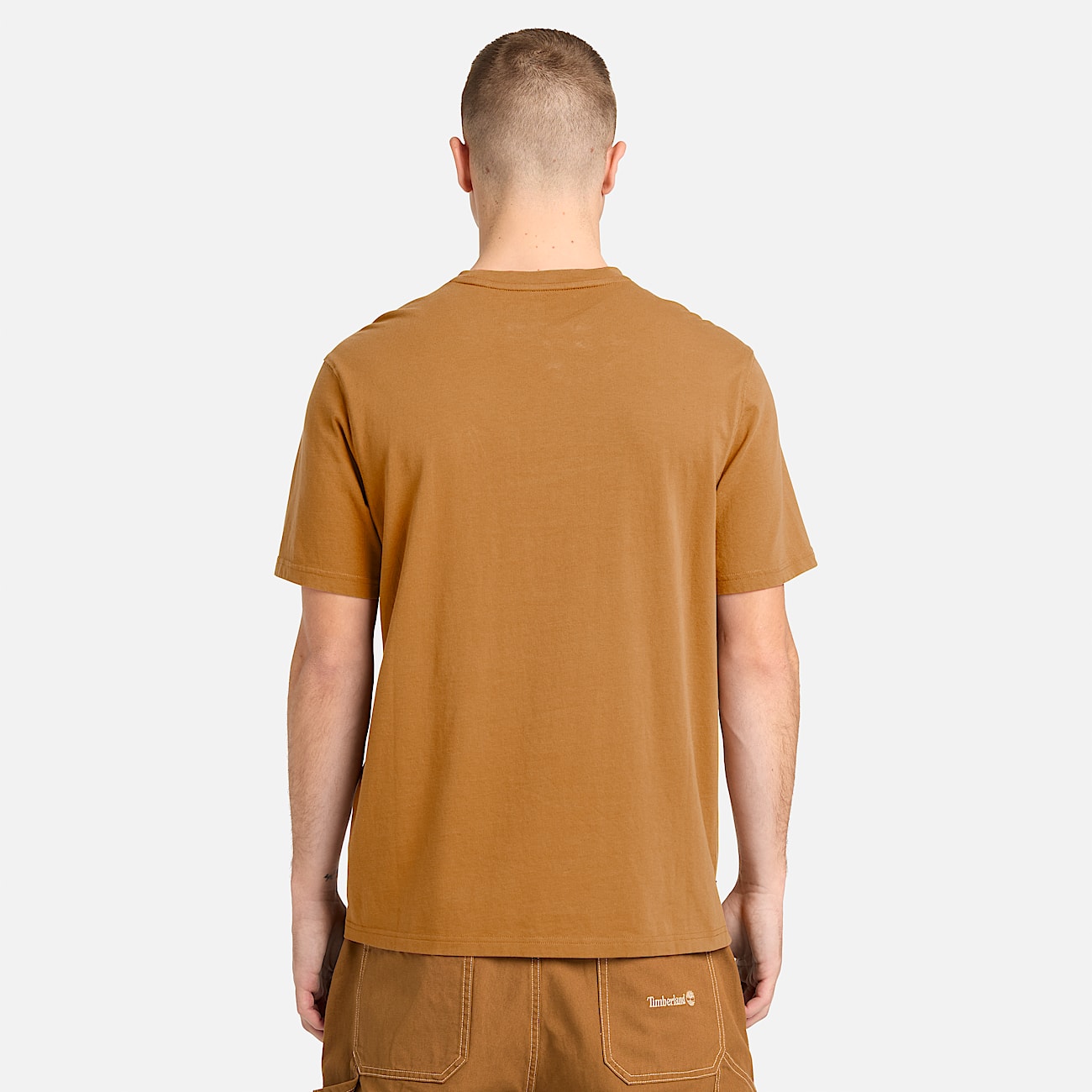 Tshirt dlav  logo brod pour hommes TBL Bl ALT8