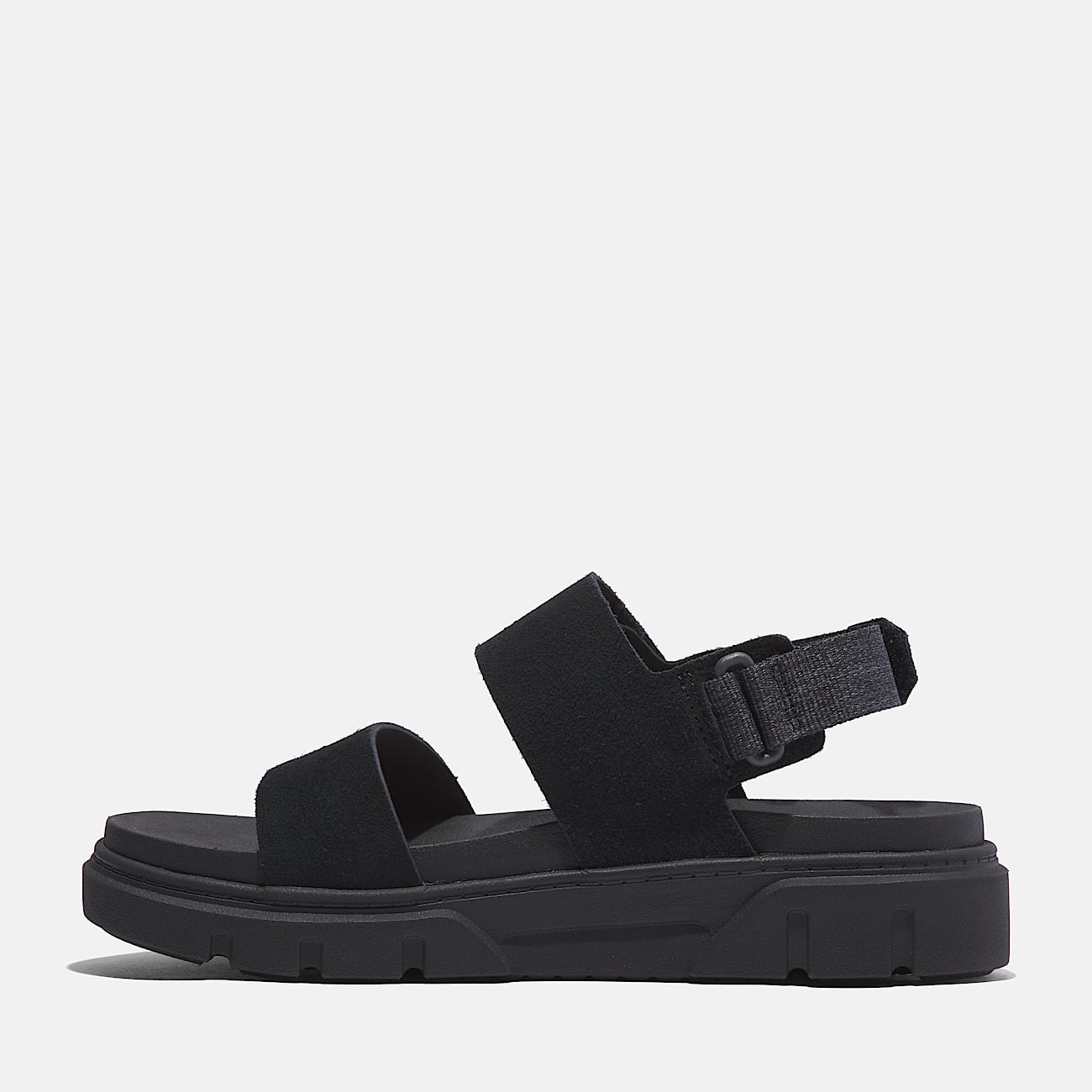 Womens Greyfield Backstrap Sandal TBL Black Suede ALT6
