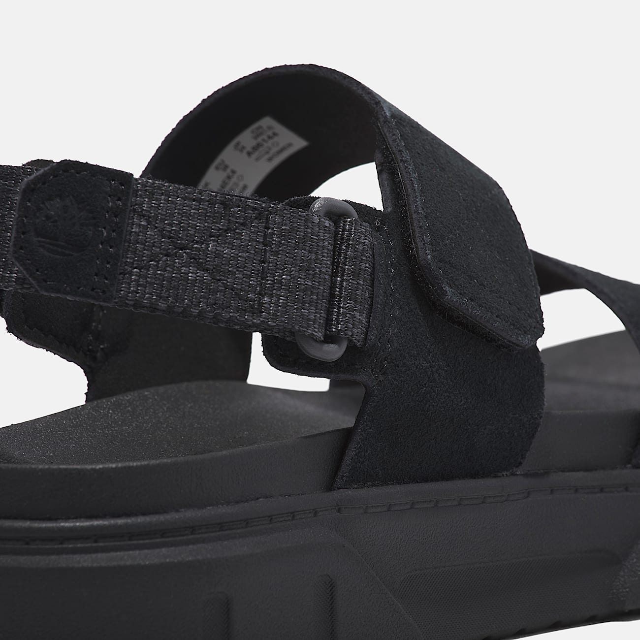 Womens Greyfield Backstrap Sandal TBL Black Suede ALT7